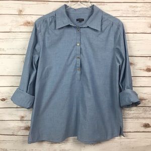 Talbots Chambray Popover